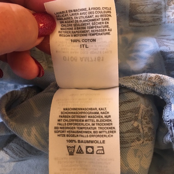 Columbia blue gray surf cotton button down Size M - Picture 5 of 9